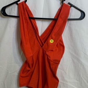 red body suit
